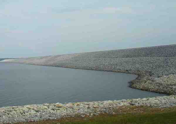 Sardis Dam was the first of the Yazoo River headwaters projects to be built by the federal government for flood control.